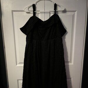 Torrid Size 18 Black Dress w/ Black Lace